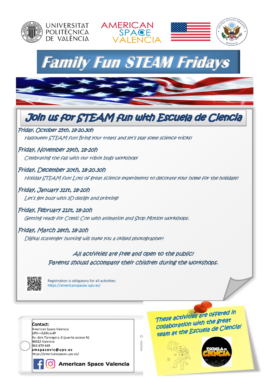 American Space Valencia STEAM Activities 2024 25